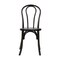 Merrick Lane Lowry Set of 2 Thonet Style Solid Wood Dining Chairs with Stackable Design and Elegant Finish